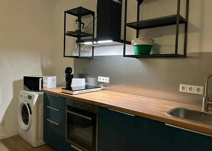 Lägenhet Modernes 1-zimmer Mit 2 Einzelbetten In Bei Frankfurt